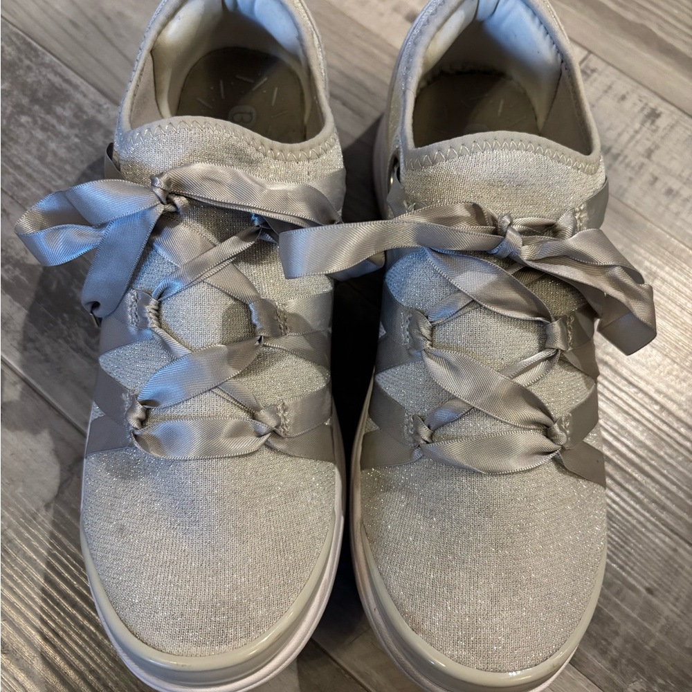 Bzees Women's Silver Sneakers